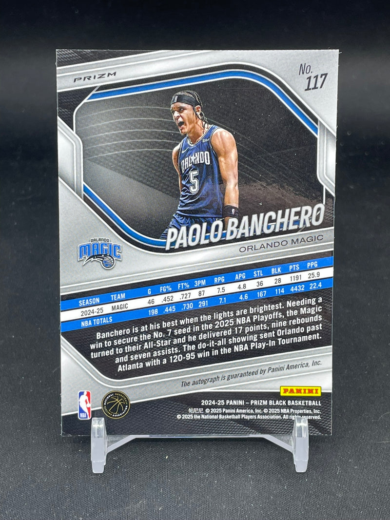 2024 PANINI PRIZM BLACK - PRIZM - P. BANCHERO -