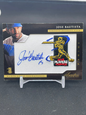 2012 PANINI SIGNATURE SERIES - J. BAUTISTA - #35 - #'D/25 - AUTOGRAPH PATCH