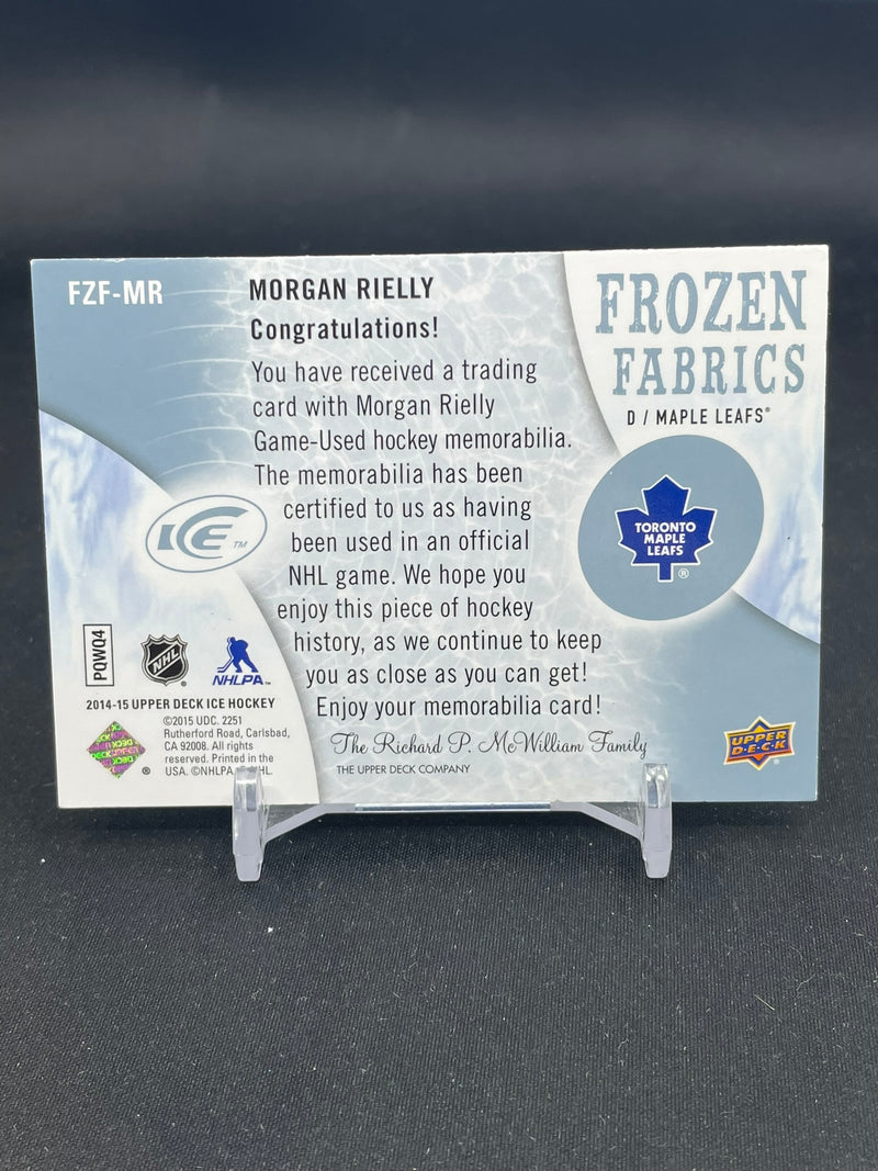 2014 UPPER DECK ICE - FROZEN FABRICS - M. RIELLY -