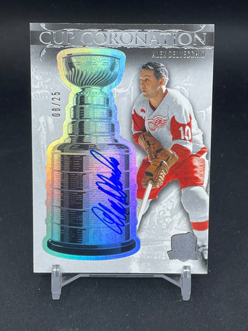 2023 UPPER DECK THE CUP - CUP CORONATION - A. DELVECCHIO - #CR-AD - #'D/25 - AUTOGRAPH