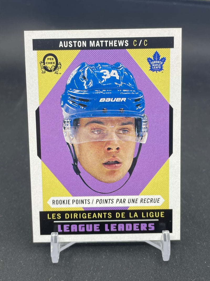 2017 UPPER DECK O-PEE-CHEE - LEAGUE LEADERS ROOKIE POINTS - A. MATTHEWS -
