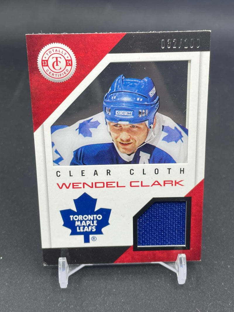 2013 PANINI TOTALLY CERTIFIED - CLEAR CLOTH - W. CLARK - #CL-WC - #'D/100 - RELIC