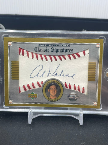 2002 UPPER DECK SWEET SPOT CLASSICS - CLASSIC SIGNATURES - A. KALINE - #S-AK - AUTOGRAPH