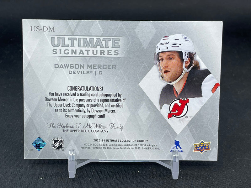 2023 UPPER DECK ULTIMATE - ULTIMATE SIGNATURES - D. MERCER -