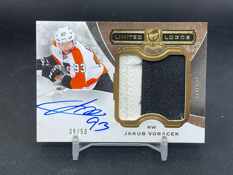 2014 UPPER DECK THE CUP - LIMITED LOGOS - J. VORACEK - #LL-JV - #'D/50 - RELIC - AUTOGRAPH
