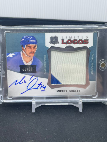 2012 UPPER DECK THE CUP - LIMITED LOGOS - M. GOULET - #LL-GO - #'D/50 - RELIC - AUTOGRAPH