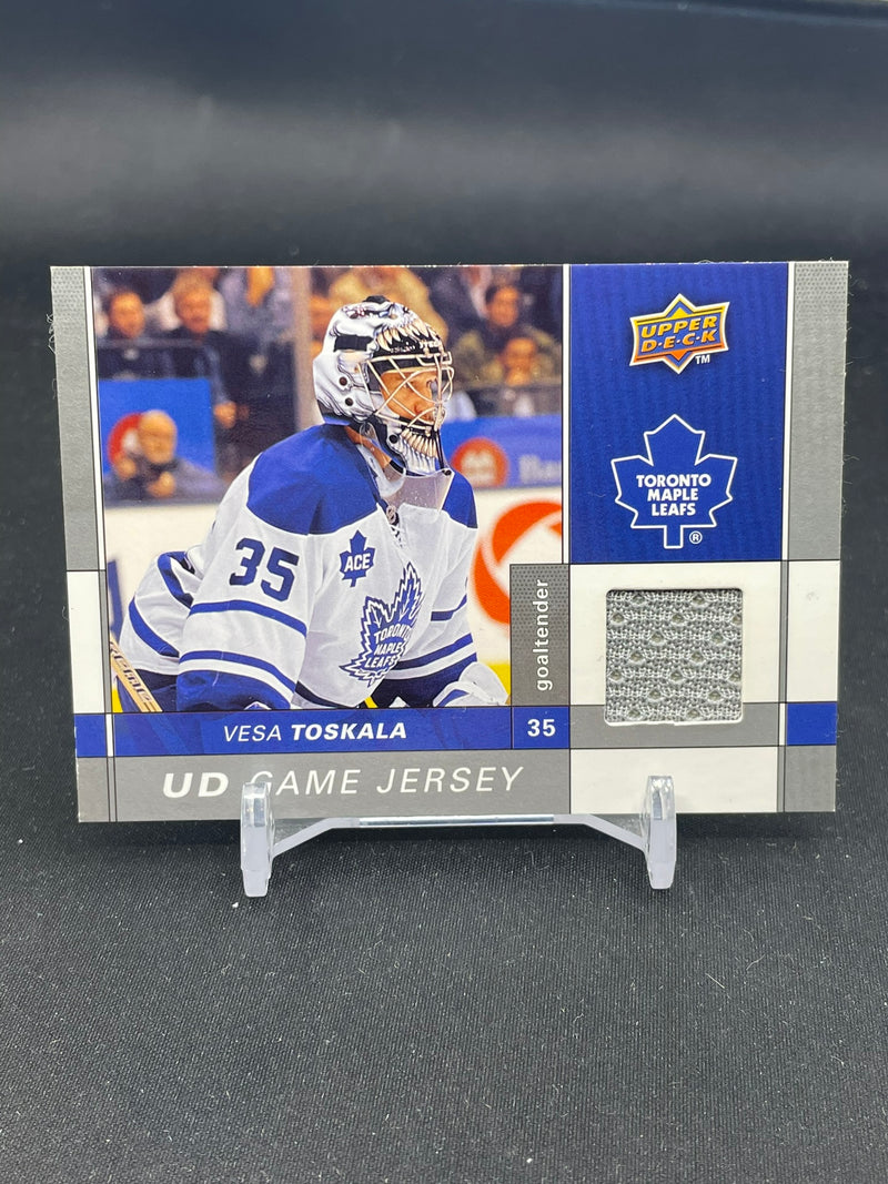 2009 UPPER DECK SERIES ONE - UD GAME JERSEY - V. TOSKALA -