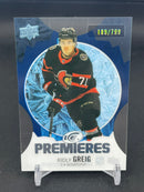 2023 UPPER DECK ICE - BLUE - ICE PREMIERES - R. GREIG - #242 - #'D/799 - RC