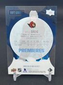 2023 UPPER DECK ICE - BLUE - ICE PREMIERES - R. GREIG - #242 - #'D/799 - RC