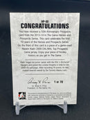 2013 IN THE GAME HEROES AND PROSPECTS - 10TH ANNIVERSARY - N. KADRI - #AP-66 - #'D/70 - RELIC