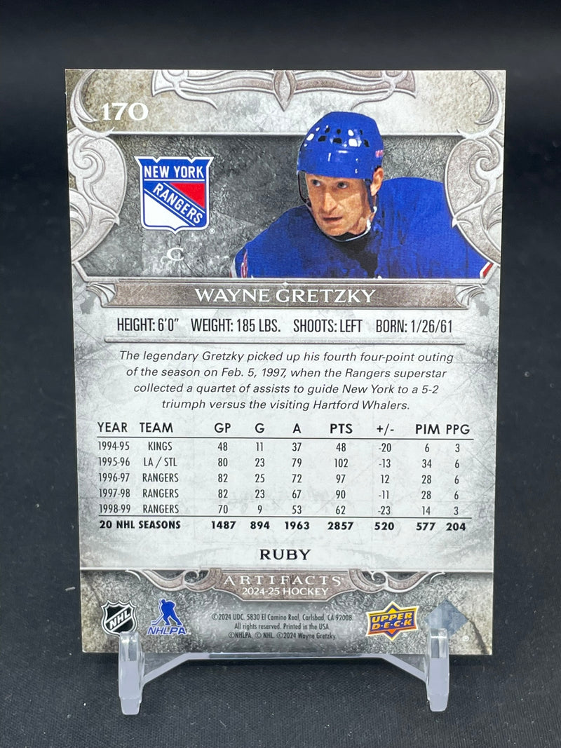 2024 UPPER DECK ARTIFACTS - RUBY - W. GRETZKY - #170 - #'D/399