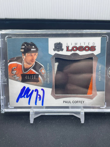 2012 UPPER DECK THE CUP - LIMITED LOGOS - P. COFFEY - #LL-PC - #'D/50 - RELIC - AUTOGRAPH
