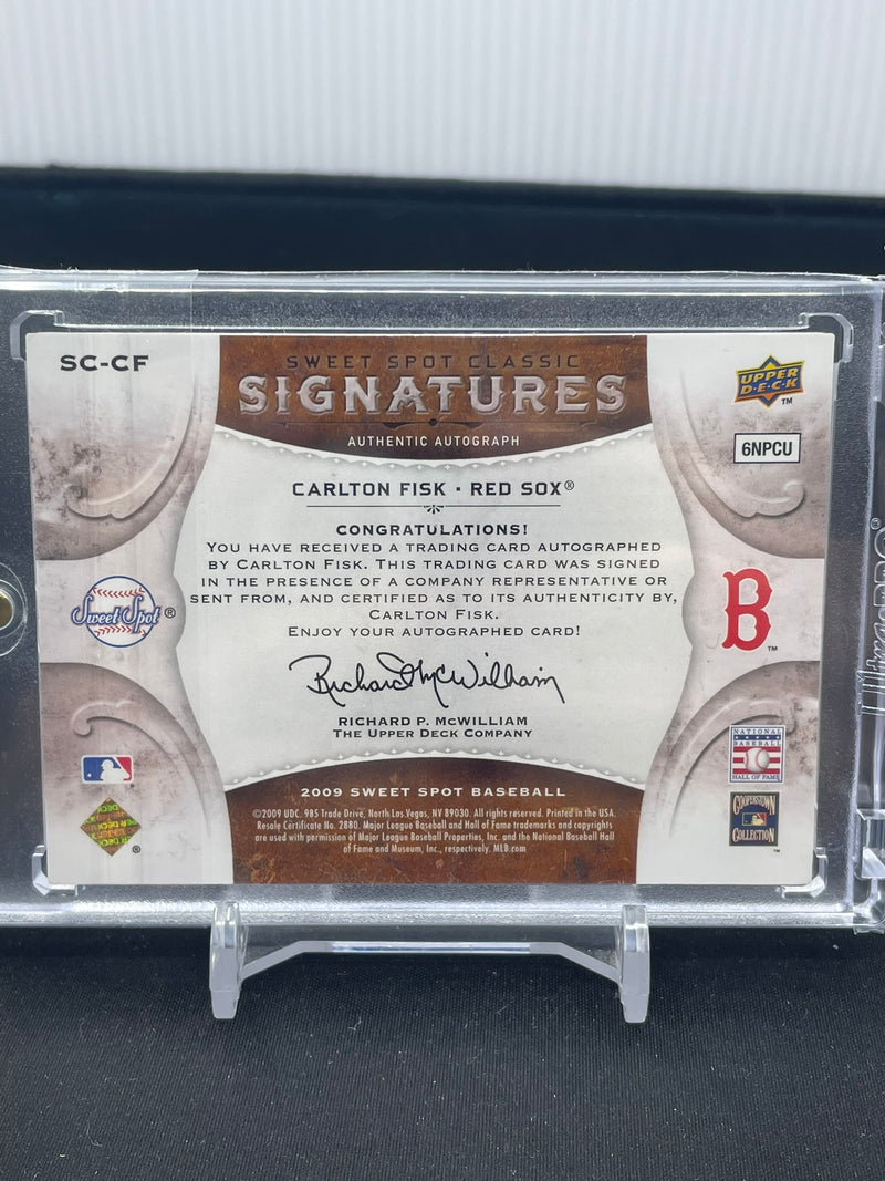 2009 UPPER DECK SWEET SPOT CLASSIC - SIGNATURES - C. FISK -