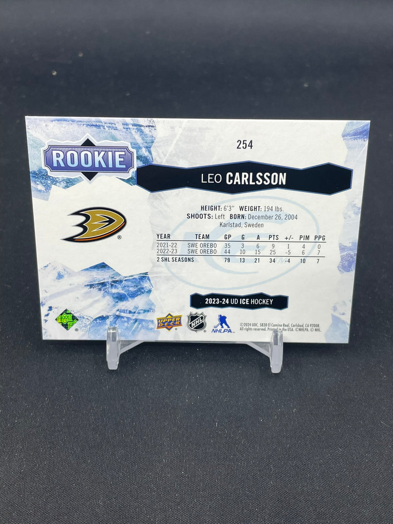 2023 UPPER DECK ICE - SHORT PRINT ROOKIE - L. CARLSSON -