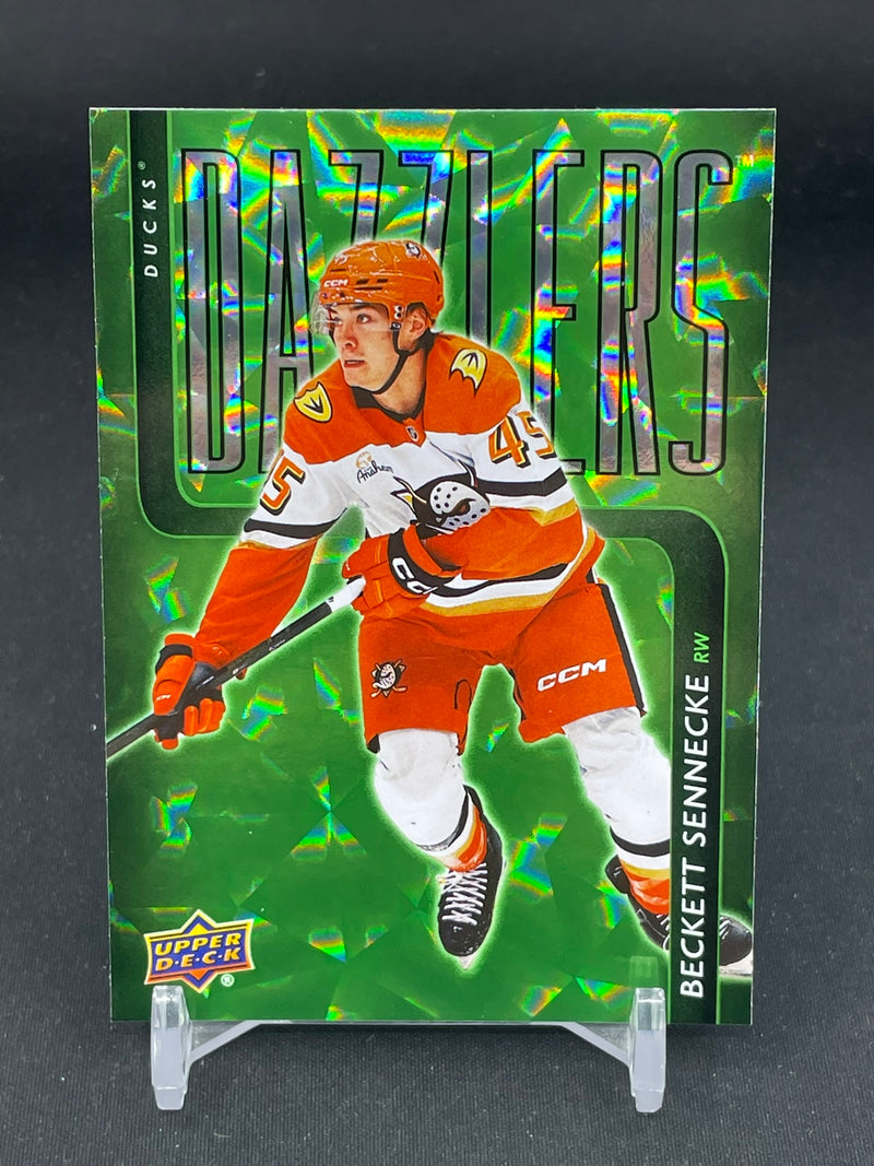 2025 UPPER DECK SERIES TWO - GREEN DAZZLERS - B. SENNECKE -