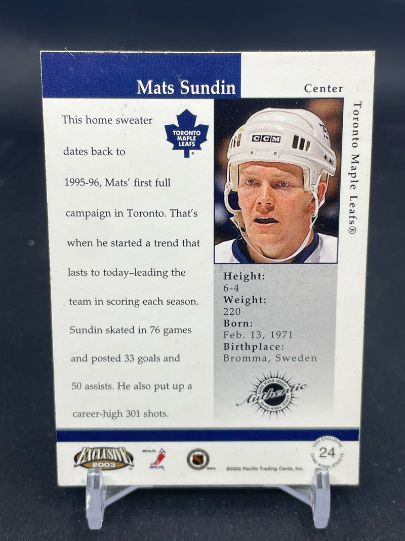 2002 PACIFIC EXCLUSIVE - M. SUNDIN -