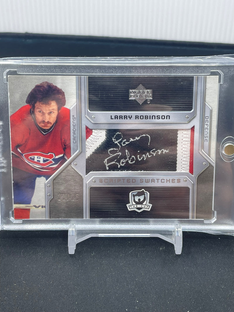 2006 UPPER DECK THE CUP - SCRIPTED SWATCHES - L. ROBINSON - #SS-LR - #'D/25 - RELIC - AUTOGRAPH