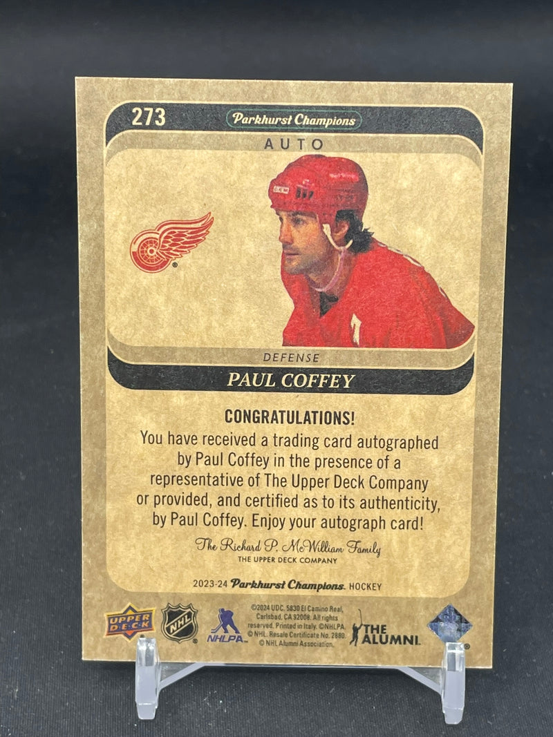 2023 UPPER DECK PARKHURST CHAMPIONS - LEGENDS - AUTO - P. COFFEY -