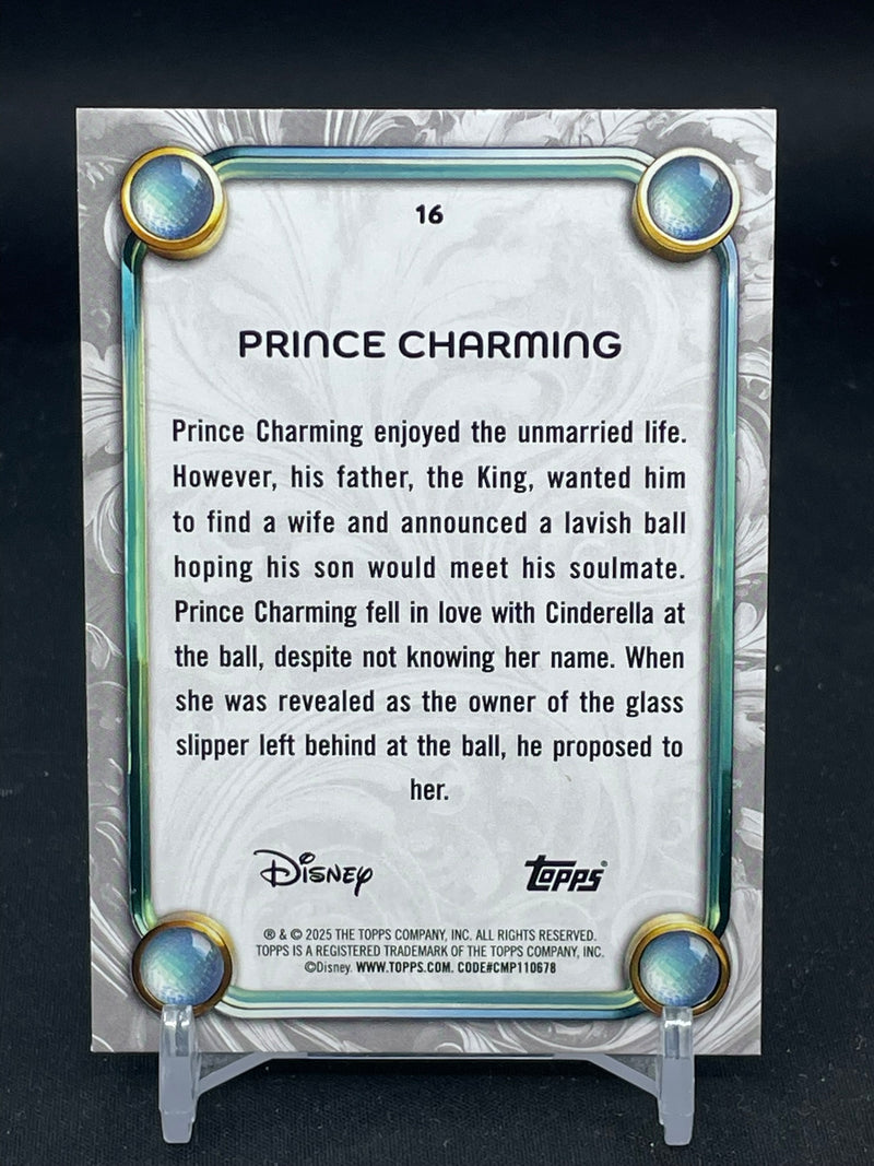 2025 TOPPS DISNEY WONDER - DIAMANTE FOIL - PRINCE CHARMING -
