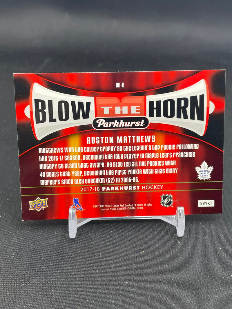 2017 UPPER DECK PARKHURST - BLOW THE HORN - A. MATTHEWS -
