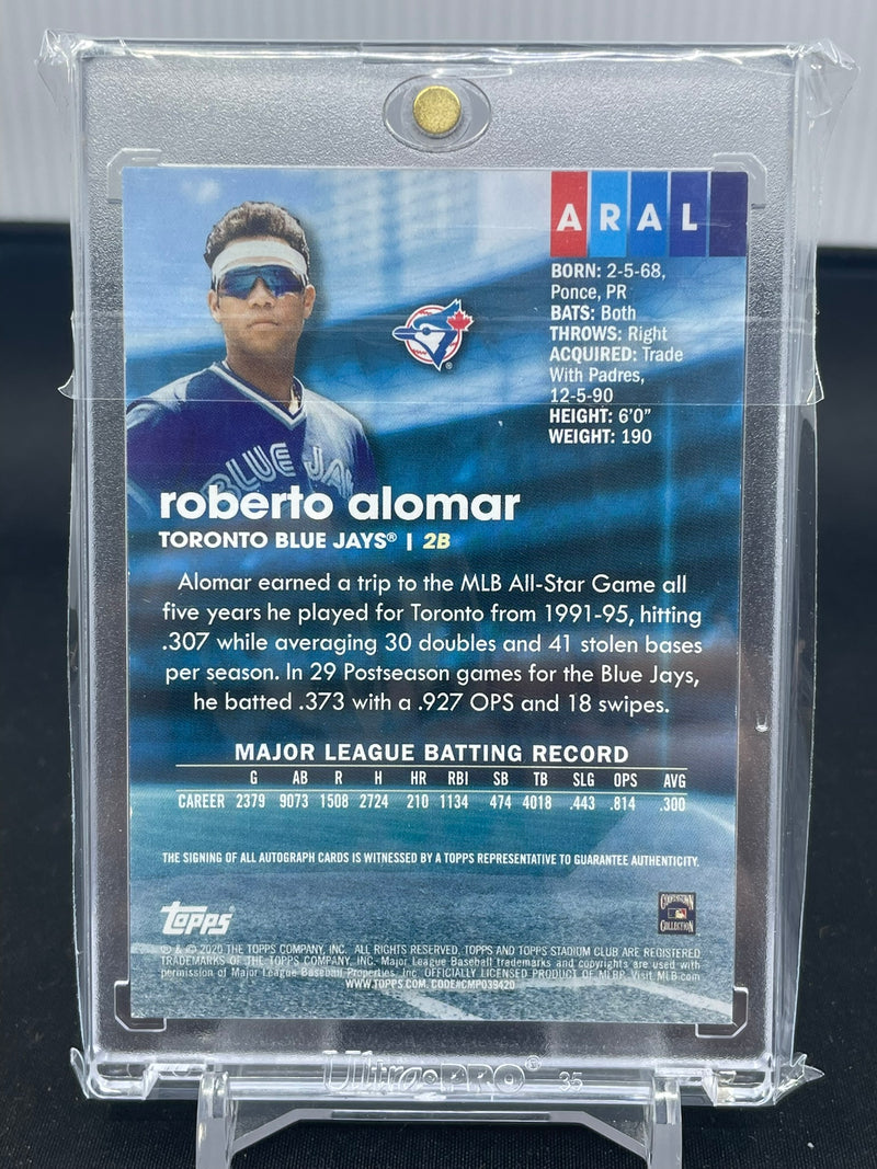 2020 TOPPS STADIUM CLUB - R. ALOMAR -