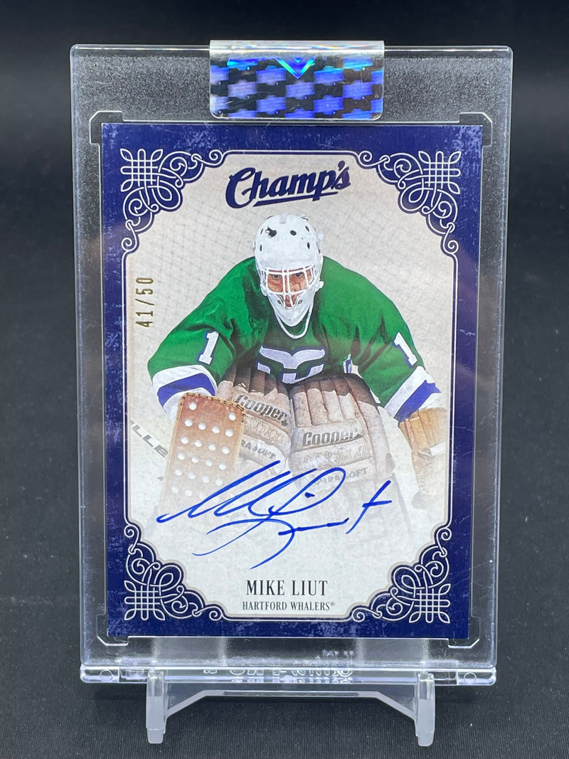 2023 UPPER DECK CLEAR CUT - CHAMP'S - M. LIUT - #C-ML - #'D/50 - AUTOGRAPH