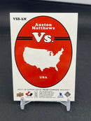 2017 UPPER DECK TEAM CANADA - BLACK - CAN VS USA - A. MATTHEWS -