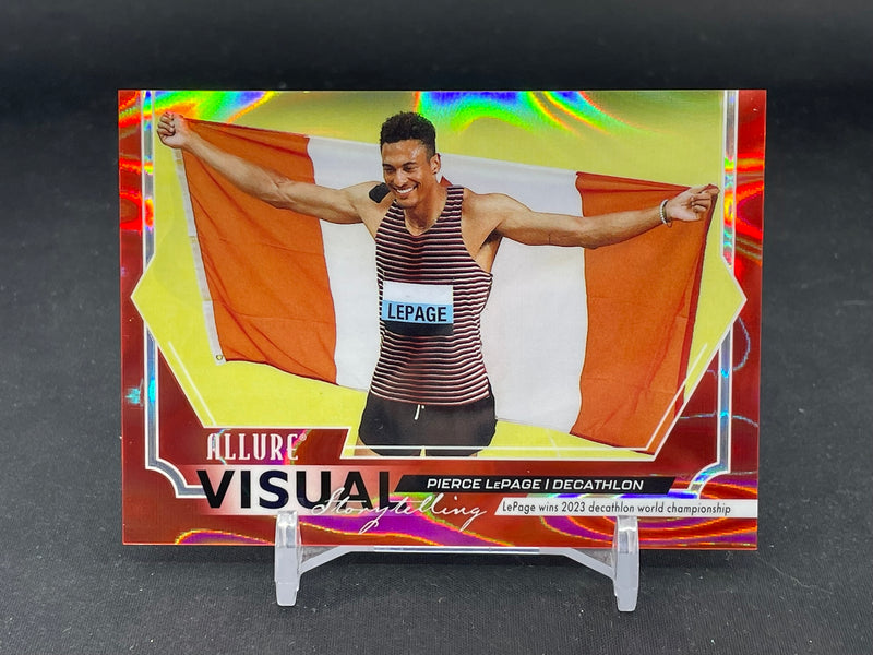 2025 UPPER DECK ALLURE SE - MOLTEN RED - VISUAL STORYTELLING - P. LEPAGE - #VS-24 - #'D/199