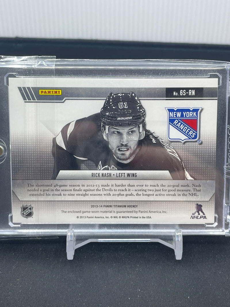 2013 PANINI TITANIUM - SIX STAR - R. NASH - #6S-RN - #'D/25 - 6X RELIC PIECES