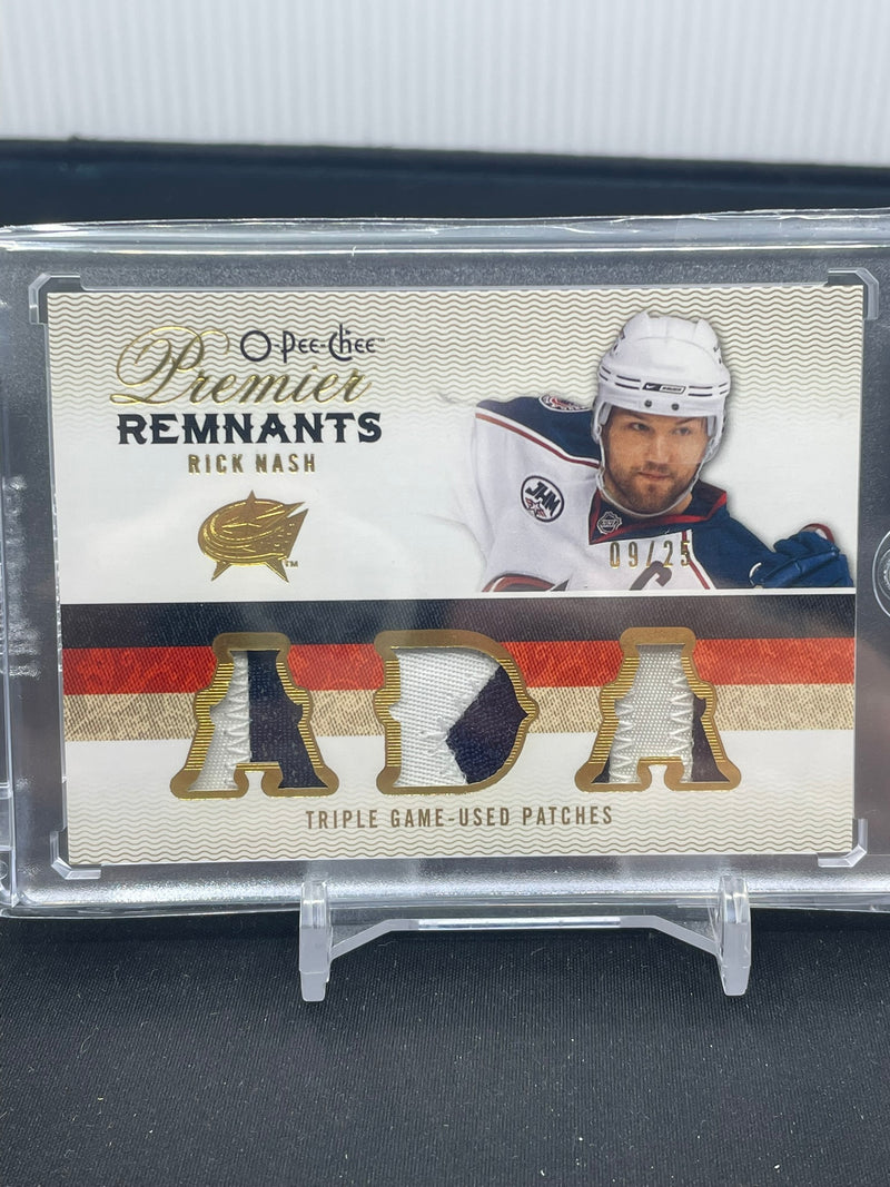2009 UPPER DECK O-PEE-CHEE PREMIER - REMNANTS - R. NASH - #PRT-RN - #'D/25 - TRIPLE RELIC