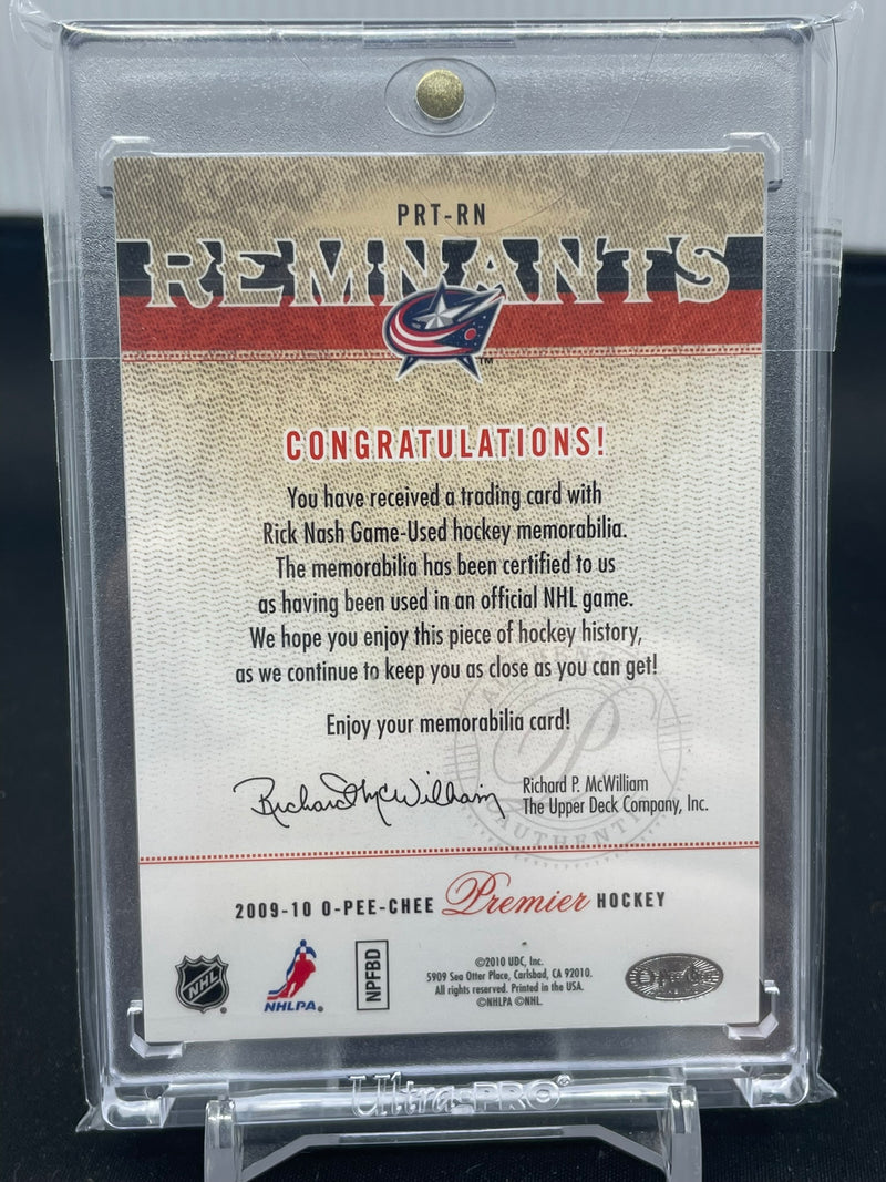 2009 UPPER DECK O-PEE-CHEE PREMIER - REMNANTS - R. NASH - #PRT-RN - #'D/25 - TRIPLE RELIC