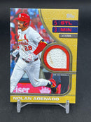 2026 TOPPS SERIES TWO - GOLD - ROUNDING THE BASES - N. ARENADO - #RTB-NA - #'D/50 - RELIC