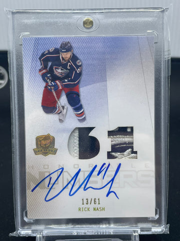 2009 UPPER DECK THE CUP - HONORABLE NUMBERS - R. NASH - #HN-RN - #'D/61 - RELIC - AUTOGRAPH