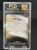 2018 TOPPS CHROME - FRESHMAN FLASH - REFRACTOR - S. OHTANI -