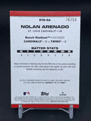 2026 TOPPS SERIES TWO - GOLD - ROUNDING THE BASES - N. ARENADO - #RTB-NA - #'D/50 - RELIC
