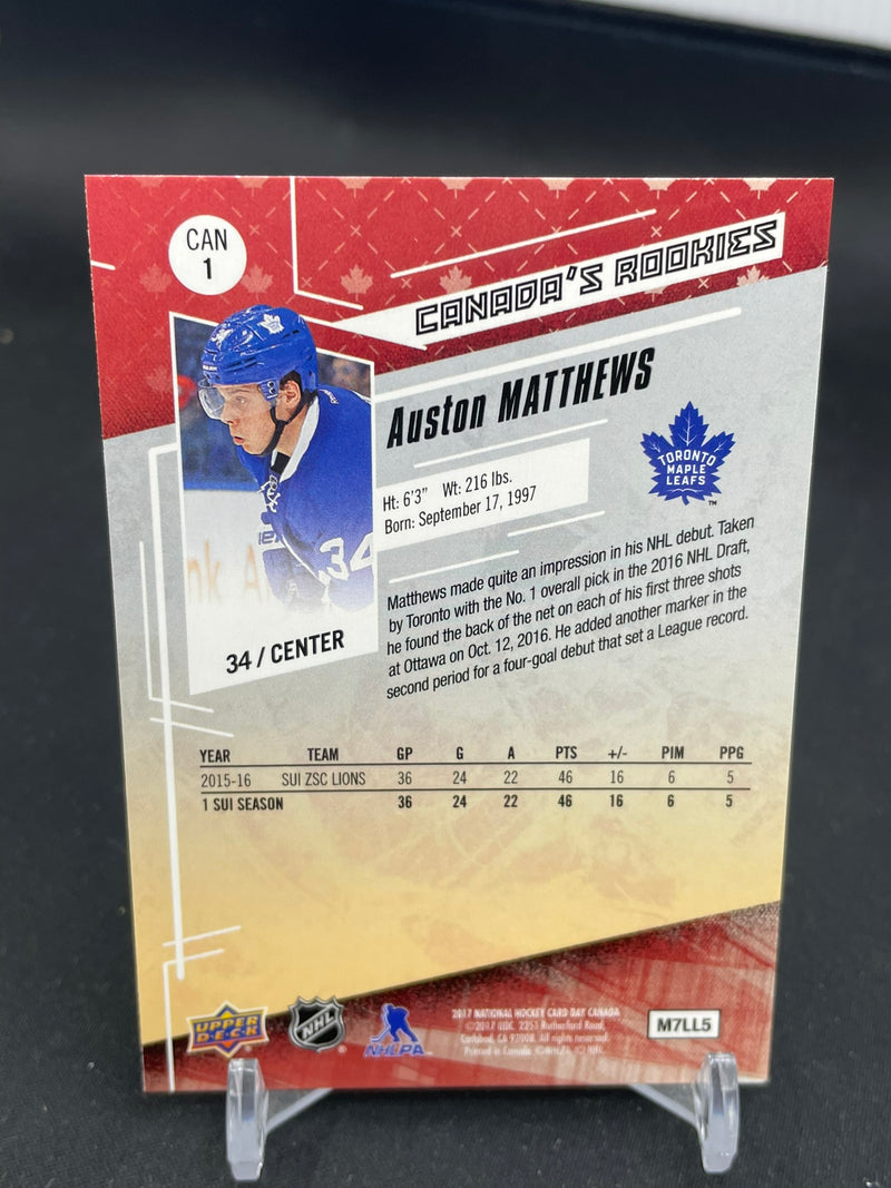 2017 UPPER DECK NATIONAL HOCKEY CARD DAY - A. MATTHEWS -