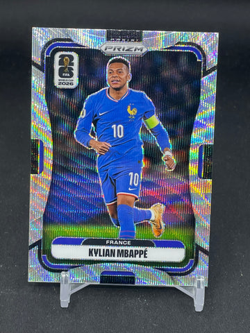 2026 PANINI PRIZM FIFA WORLD CUP - WAVE PRIZM - K. MBAPPE - #40