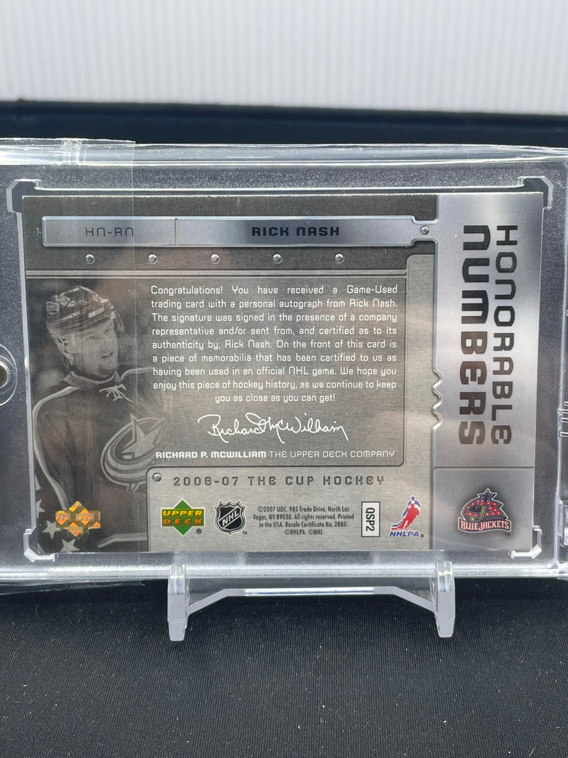 2006 UPPER DECK THE CUP - HONORABLE NUMBERS - R. NASH - #HN-RN - #'D/61 - RELIC - AUTOGRAPH