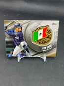 2020 TOPPS SERIES ONE - GLOBAL GAME MEDALLION - L. URIAS - #GGM-LU - #'D/50 - RELIC