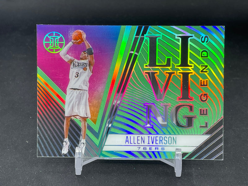 2020 PANINI ILLUSIONS - EMERALD - LIVING LEGENDS - A. IVERSON -