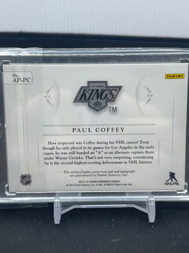 2013 PANINI DOMINION - P. COFFEY - #AP-PC - #'D/99 - RELIC - AUTOGRAPH