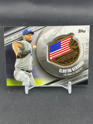 2020 TOPPS SERIES ONE - GLOBAL GAME MEDALLION - C. KERSHAW - #GGM-CK - #'D/149 - RELIC