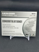 2020 TOPPS SERIES ONE - GLOBAL GAME MEDALLION - C. KERSHAW - #GGM-CK - #'D/149 - RELIC