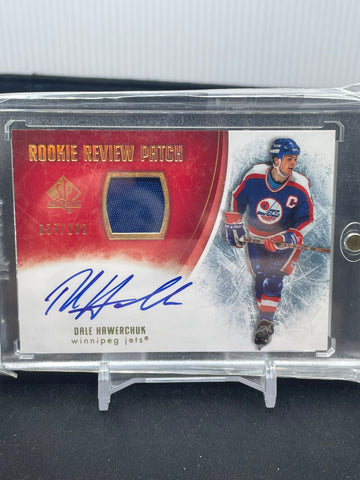2007 UPPER DECK SP AUTHENTIC - ROOKIE REVIEW PATCH - D. HAWERCHUK - #RR-DH - #'D/100 - RELIC - AUTOGRAPH