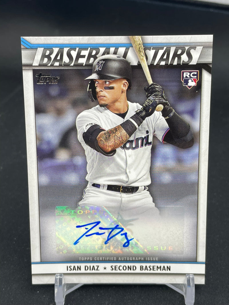 2020 TOPPS SERIES ONE - BASEBALL STARS AUTOGRAPH - I. DIAZ -