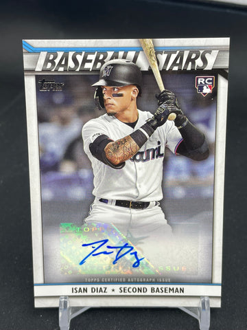 2020 TOPPS SERIES ONE - BASEBALL STARS AUTOGRAPH - I. DIAZ - #BSA-ID - AUTOGRAPH - RC