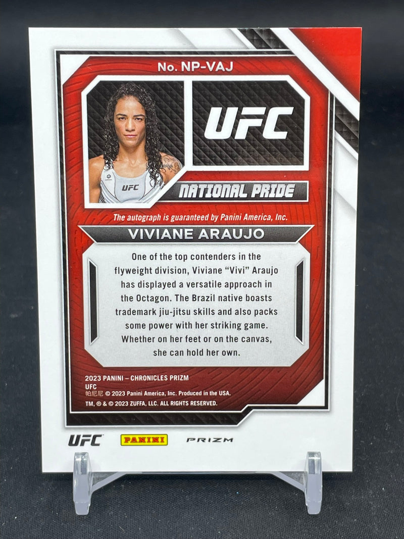 2023 PANINI CHRONICLES - RED PRIZM - NATIONAL PRIDE - V. ARAUJO -