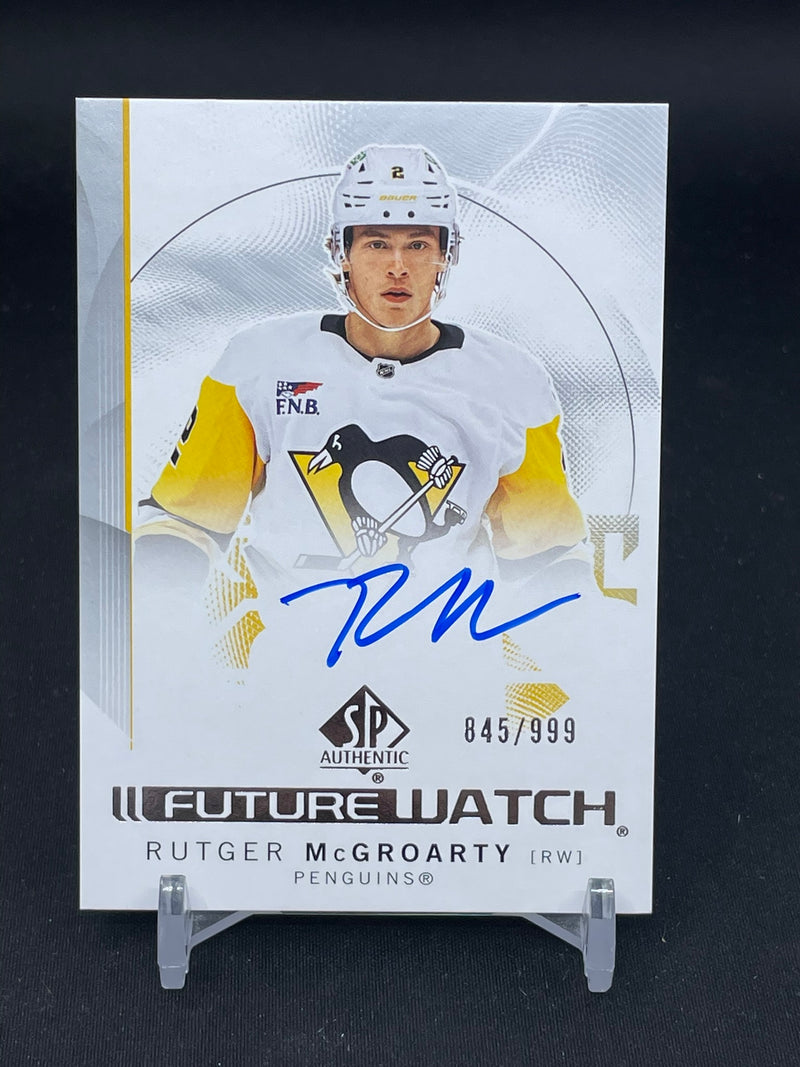 2024 UPPER DECK SP AUTHENTIC - FUTURE WATCH AUTO - R. MCGROARTY - #165 - #'D/999 - AUTOGRAPH - RC