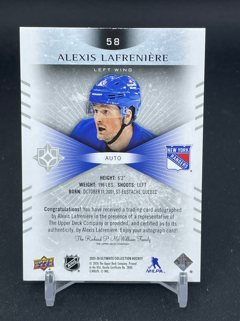 2025 UPPER DECK ULTIMATE - A. LAFRENIERE -