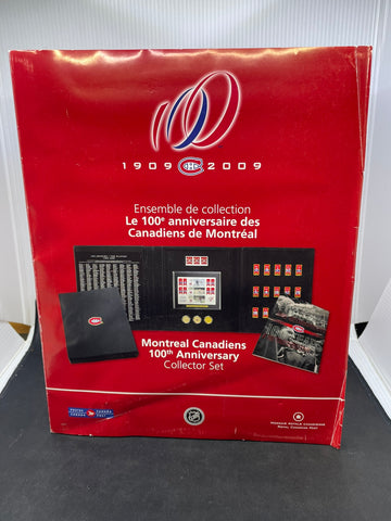 2009 CANADA POST MONTREAL CANADIANS 100TH ANNIVERSARY COLLECTOR SET